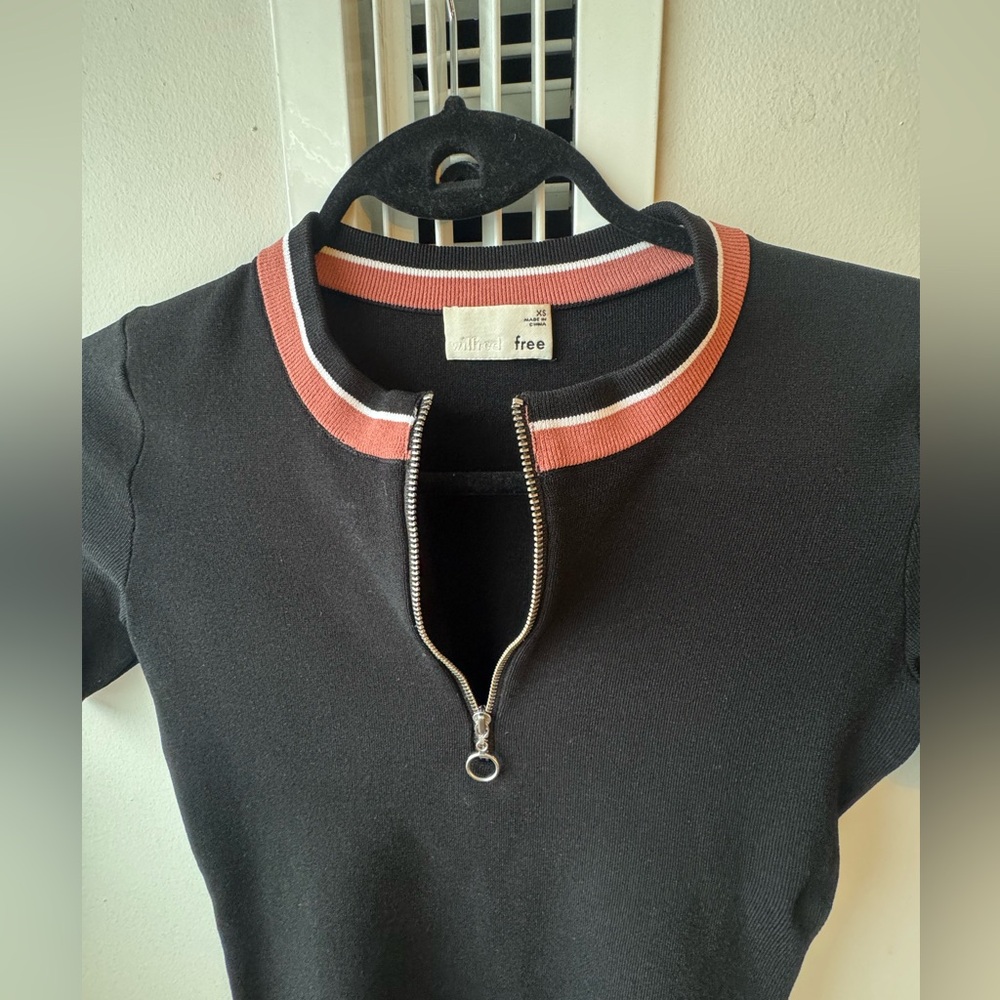 Wilfred Free 3/4 Knit Zip Top - Picture 8 of 16